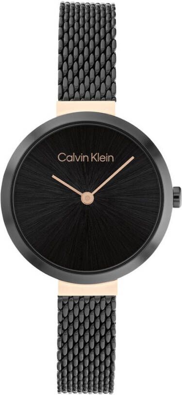 Calvin Klein Kwartshorloge Minimalistic T Bar Mesh 28 mm, 25200084