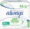 Always 10x Maandverband Bio Cotton Protection Ultra Normal met Vleugels 12 stuks online kopen