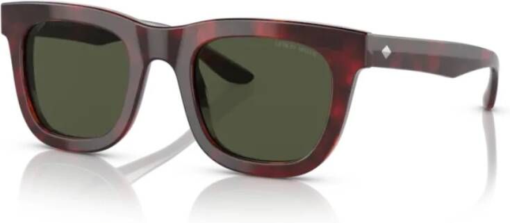 Giorgio Armani Zonnebril , Bruin, Heren